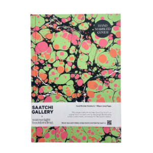 14. Saatchi Gallery x Wainwright Hand-Marbled Notebook